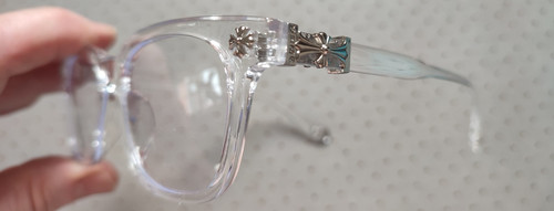Clear chrome hearts - clear,