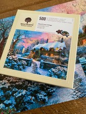 Wentworth Wooden 500 piece Jigsaw 'Church Lane Cottage' - Complete