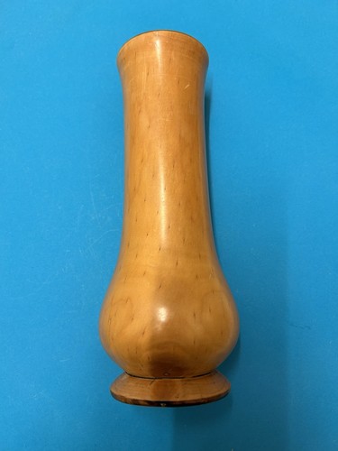 Handmade wooden treen - wooden,, vase