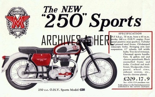 250 sports matchless - 250,