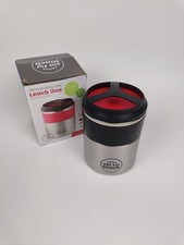 Pioneer Vacuum Insulated Lunch Box, Leak-Proof Food/ Soup Flask - Red , 1 Litre