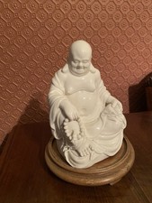 White China Buddha Figurine