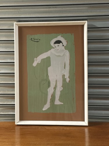 Framed pablo picasso pierrot - pablo,