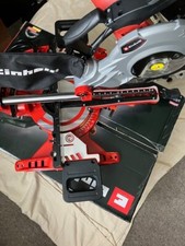 Einhell TC-SM 2131/1 Dual Bevel Sliding Mitre Saw used Twice. New Saw included