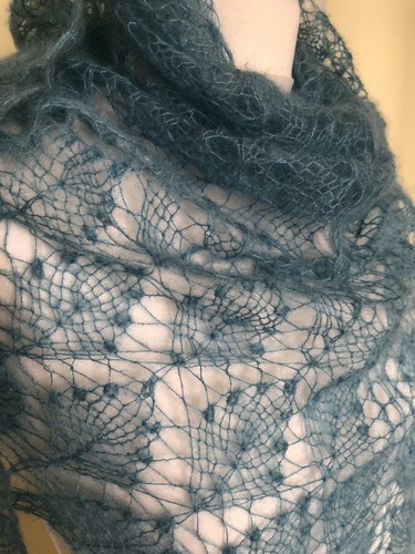 Handknitted silk kid mohair - silk/kid,