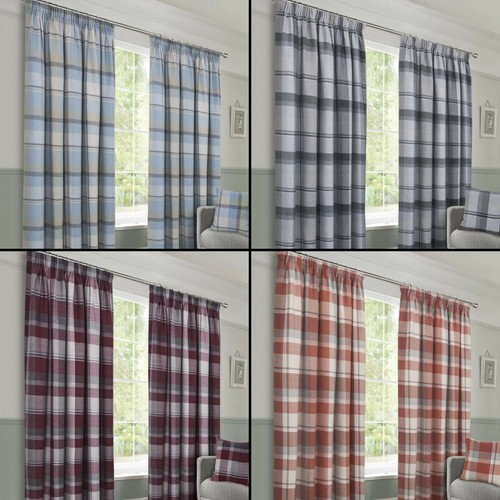 Tartan brushed faux wool - tartan,