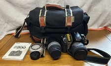 Nikon D200 Camera W/2 X Sigma Lens & Jessop’s Bag - Untested