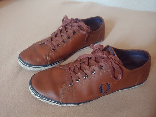 Fred perry mens brown leather - mens,