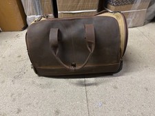 Wheeled holdall khaki canvas - holdall,