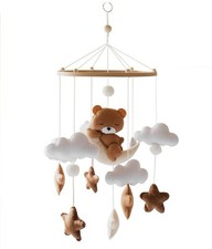 Baby Mobile for Cot, Wooden Crib Mobile for Babies Cor Decoration For Babies