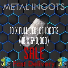10 X Dedi of  Metal Ingots Ark