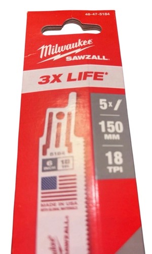 Milwaukee sawzall 150mm 6 - milwaukee,