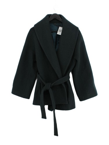 Jigsaw women coat green - women's, m
