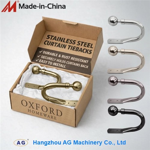 Pair metal curtain hold - pair,
