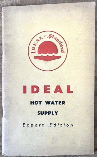 1958 ideal standard hot water - hot,