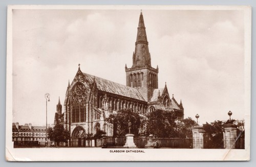 Rppc glasgow cathedral - rppc,