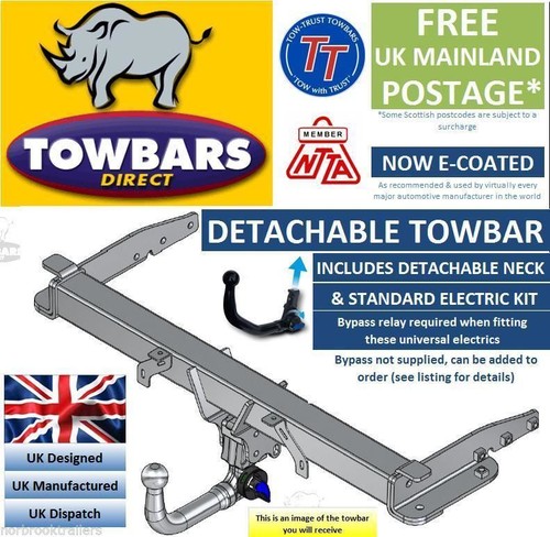 Detachable towbar for jeep - for,