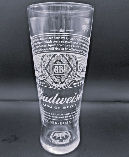 Budweiser pint glass lager - budweiser,