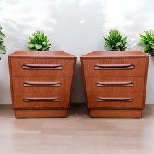 Pair of G plan Fresco, Teak bedside drawers,cabinets.