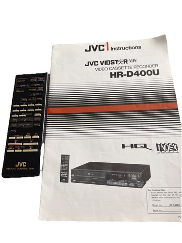 Jvc video cassette recorder - jvc, d-