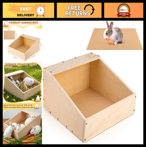 Wooden rabbit nesting - box, &