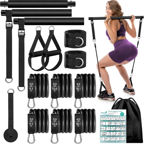 Pilates bar kit with - pilates,