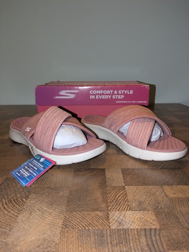 Skechers gowalk sandals pink - skechers,