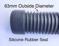 SILICONE RUBBER (NOT PVC) END CAP for TWINWALL 63mm UNDERGROUND CABLE DUCTING