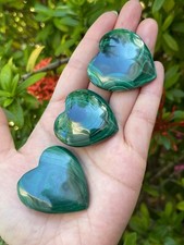 Malachite Heart, 1.5" Polished