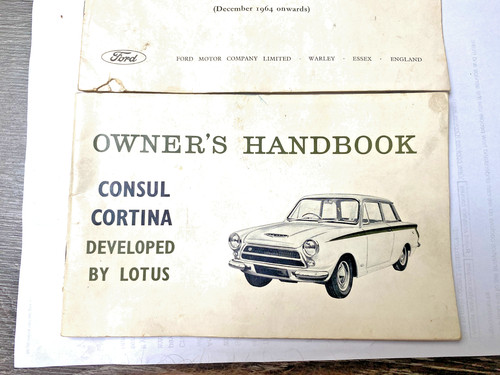 Lotus cortina handbook - cortina, 1