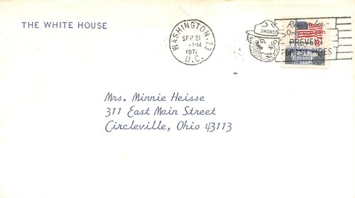 White house cover 1971 - white,