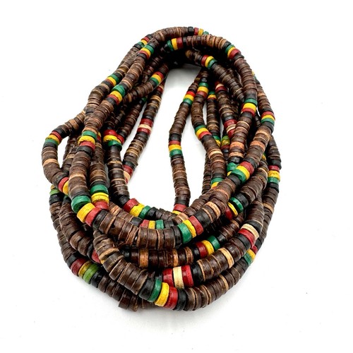 Brown coconut bead - bead, necklace