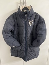 Vintage New York Yankees Majestic Reversible Puffer Size Small