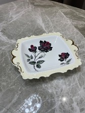 Royal Albert Black Rose Square