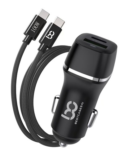 Fast car charger - usb, c