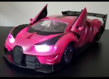 BUGATTI LAMBORGHINI RADIO REMOTE CONTROL CAR 1:24 PINK PURPLE GIRLS BOYS TOYS