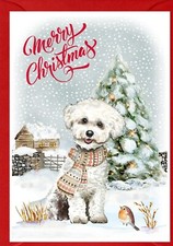 Bichon Frise Dog Christmas