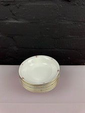 6 x Wedgwood Satin Cereal / Dessert Bowls 15.5 cm Wide Last Set Available