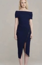 Kevan Jon Navy Stretch Dress Size 12
