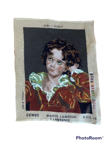 Vintage needlepoint tapestry - vintage,