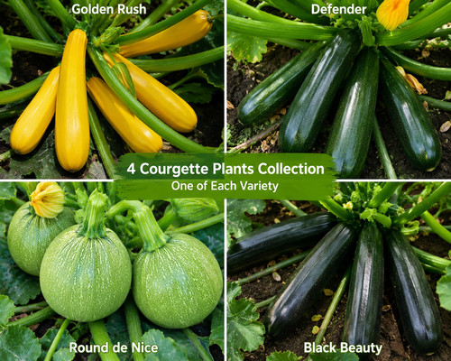 Large courgette plants - 4,