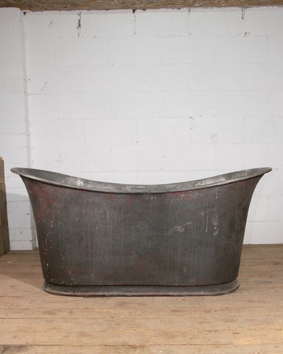 Antique french copper bath - antique,