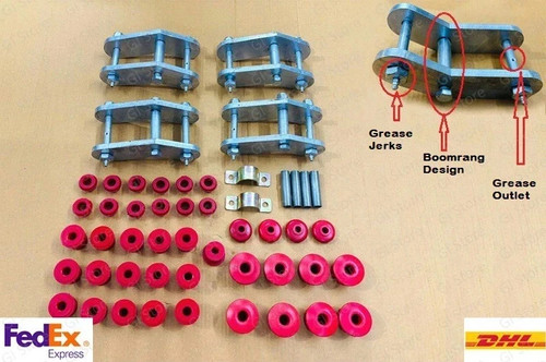 Lift kit with boomerang - with,