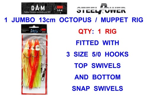 Dam jumbo 13cm octopus - 13cm,