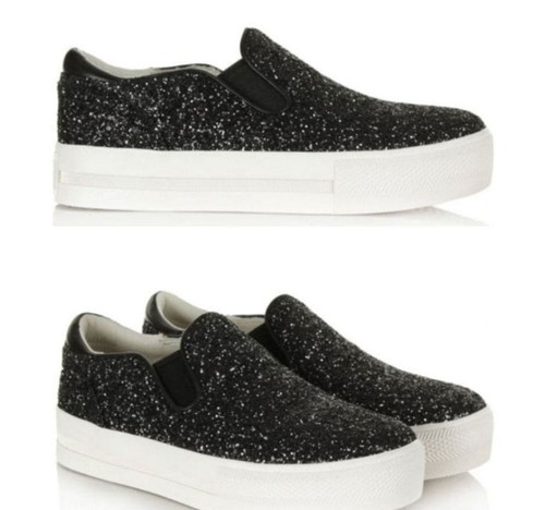 Ash leather sneakers - ash, flatforms