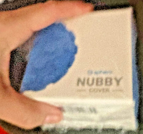 Nubby cover blue - blue, only