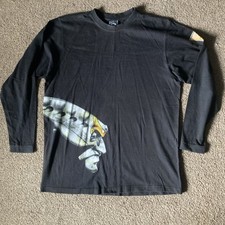 Vintage Oakley Software Rare Bob Head Long Sleeve Tshirt - L