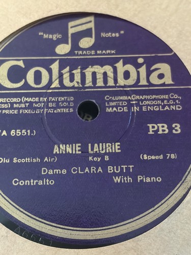 Dame clara butt annie laurie - dame,