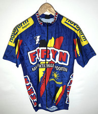 FERYN Cycle Jersey Novoferm Belgium Team vintage | Men's | Blue | XL |