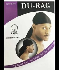 Mens Durag Du-rag Bandana sports Du-Rag scarf head wrap tie down band biker cap